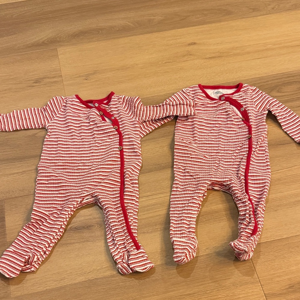 Red Striped Kids Onesies (2)